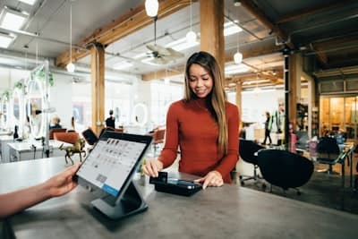 Vendor checking their order dashboard